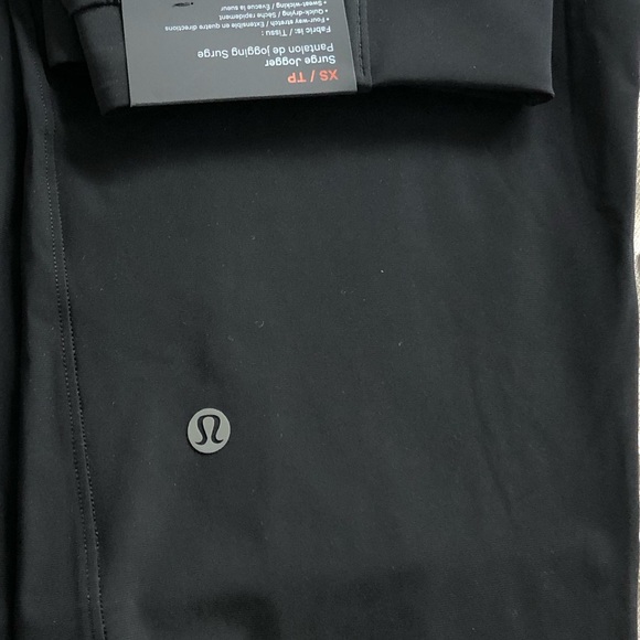 Lululemon Surge Joggers In Black. NWT! Sz XS - Picture 8 of 9